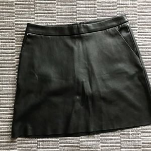 Mini skirt fake leather - black - seize 4